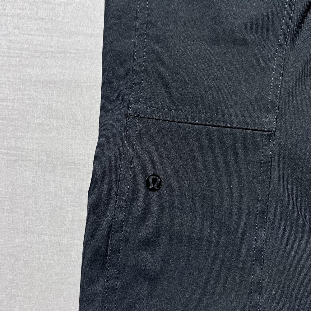 Lululemon Bust A Move Moto Skinny‎ Pants Womens Black Tech Utility Zip 29x26 - Picture 4 of 15